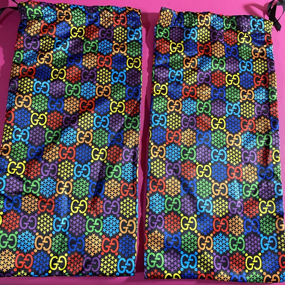 Gucci Colorful Shoe dustbags